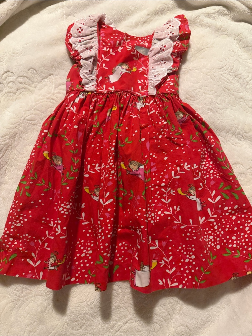 Eleanor Rose Angel Print Dreas sz 2t